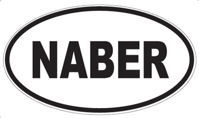 NABER - Oval Sticker