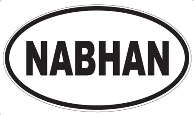 NABHAN - Oval Sticker