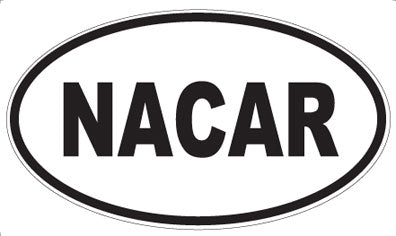 NACAR - Oval Sticker