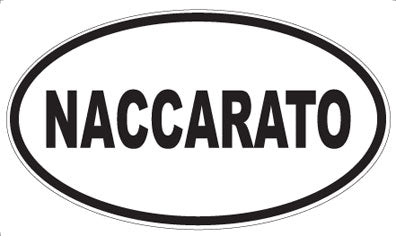 NACCARATO - Oval Sticker