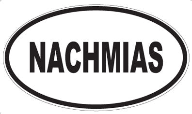 NACHMIAS - Oval Sticker
