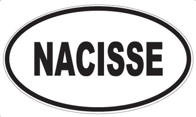 NACISSE - Oval Sticker