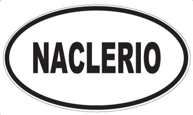 NACLERIO - Oval Sticker