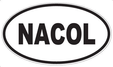 NACOL - Oval Sticker