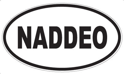 NADDEO - Oval Sticker