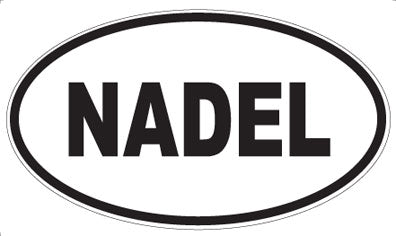 NADEL - Oval Sticker