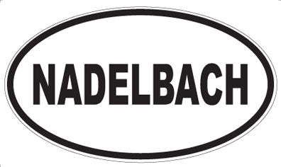 NADELBACH - Oval Sticker