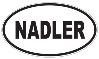 NADLER - Oval Sticker