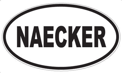 NAECKER - Oval Sticker