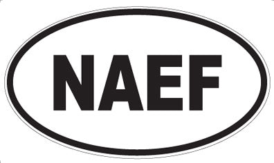 NAEF - Oval Sticker