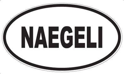 NAEGELI - Oval Sticker