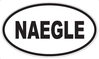 NAEGLE - Oval Sticker