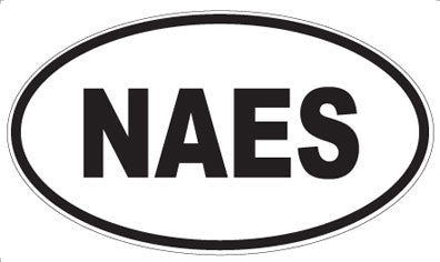 NAES - Oval Sticker