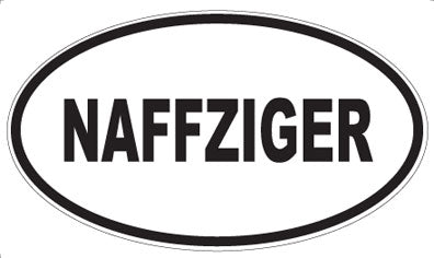 NAFFZIGER - Oval Sticker
