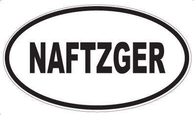 NAFTZGER - Oval Sticker