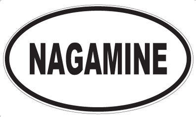 NAGAMINE - Oval Sticker