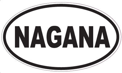 NAGANA - Oval Sticker