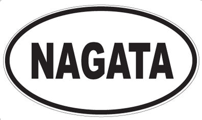 NAGATA - Oval Sticker