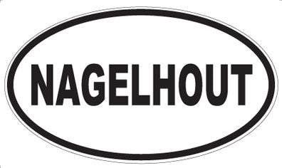 NAGELHOUT - Oval Sticker