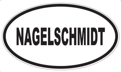 NAGELSCHMIDT - Oval Sticker