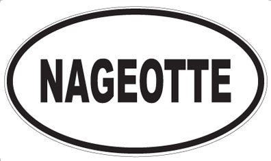 NAGEOTTE - Oval Sticker