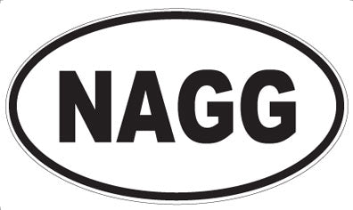 NAGG - Oval Sticker