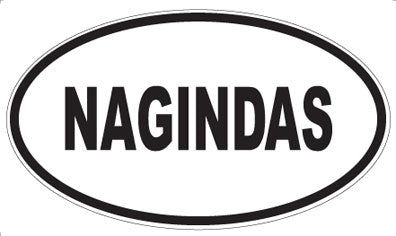 NAGINDAS - Oval Sticker