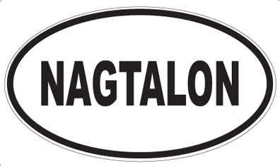 NAGTALON - Oval Sticker