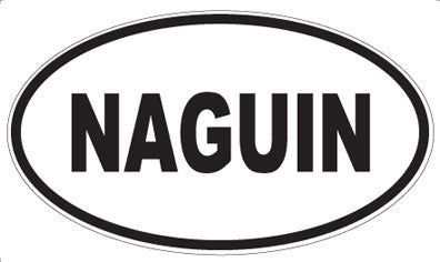 NAGUIN - Oval Sticker