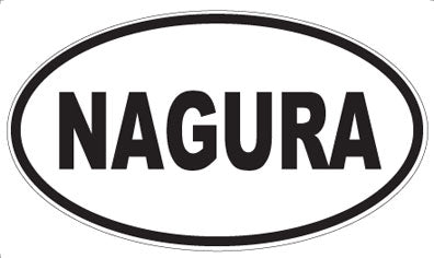 NAGURA - Oval Sticker