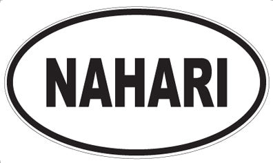 NAHARI - Oval Sticker