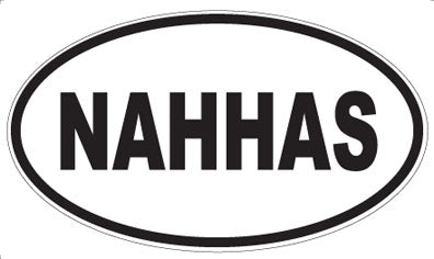 NAHHAS - Oval Magnet