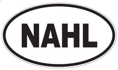 NAHL - Oval Sticker