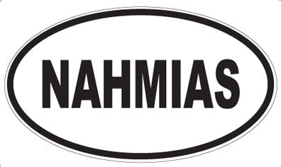 NAHMIAS - Oval Sticker