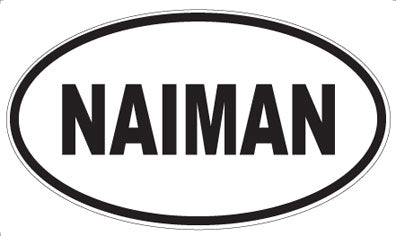 NAIMAN - Oval Sticker
