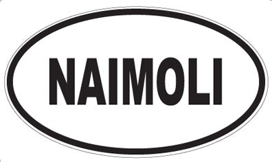 NAIMOLI - Oval Sticker