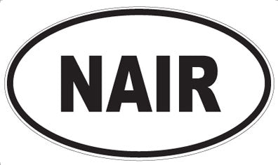 NAIR - Oval Sticker