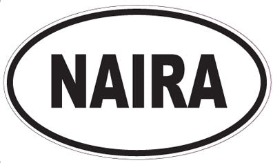 NAIRA - Oval Magnet