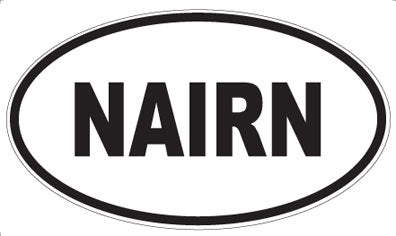 NAIRN - Oval Sticker