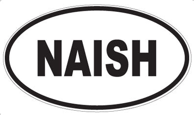 NAISH - Oval Sticker