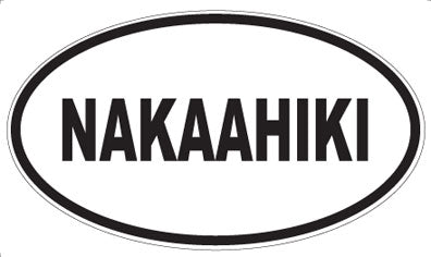 NAKAAHIKI - Oval Sticker