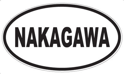 NAKAGAWA - Oval Sticker
