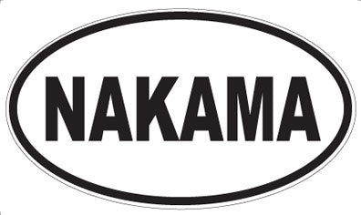 NAKAMA - Oval Sticker