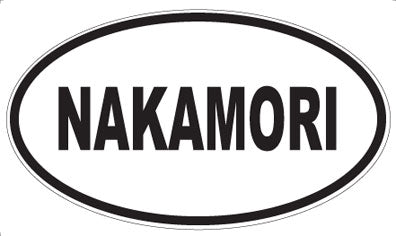 NAKAMORI - Oval Sticker