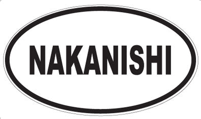 NAKANISHI - Oval Sticker