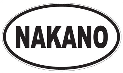 NAKANO - Oval Sticker