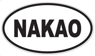 NAKAO - Oval Sticker