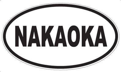 NAKAOKA - Oval Sticker