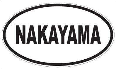 NAKAYAMA - Oval Sticker