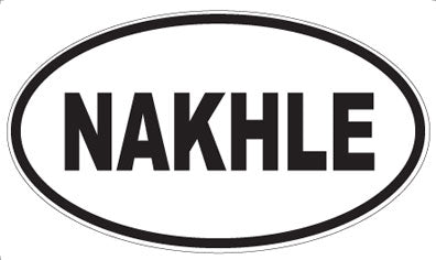 NAKHLE - Oval Sticker